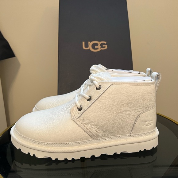 UGG Other - NWT UGG neumel leather boot white- men’s size 7